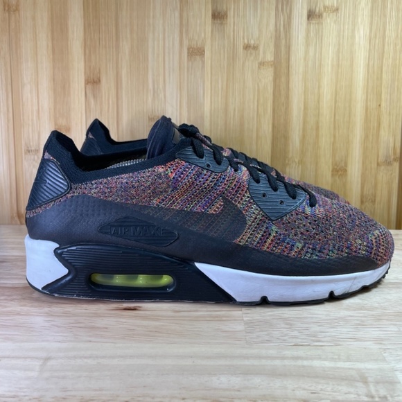 Nike Air Max 90 Ultra Flyknit 2.0 Multicolor Sz 13 - Picture 4 of 8